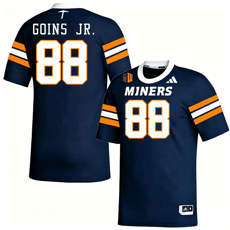 UTEP Miners #88 Toric Goins Jr. College Football Jerseys,Uniforms-Navy
